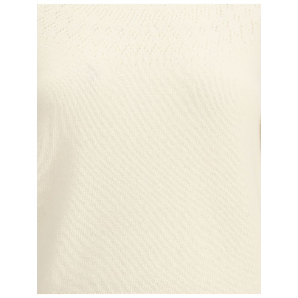 Pointelle wool Sweater