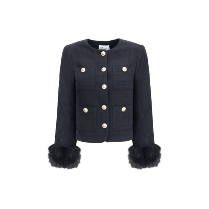 Fur cuffed Jacket