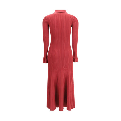 Ribbed knit midi Dress