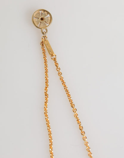 Gold Medallion Metal Chain Charm Men Pendant Necklace