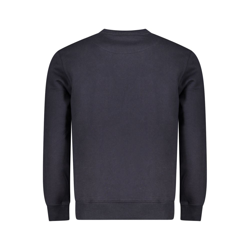 Blue Cotton Men Sweater