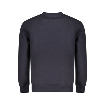 Blue Cotton Men Sweater