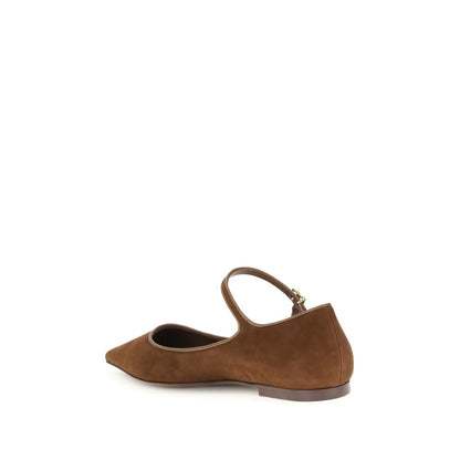Suede and nappa leather Ballerinas