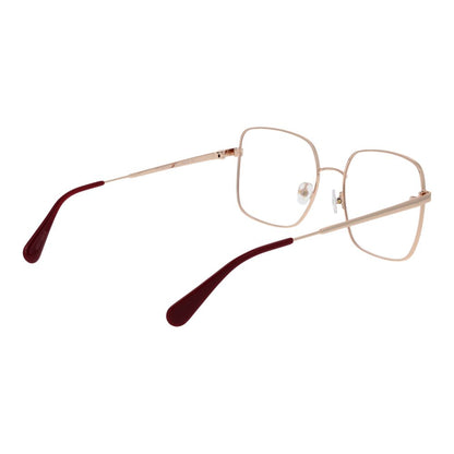 Gold Women Glasses Frame
