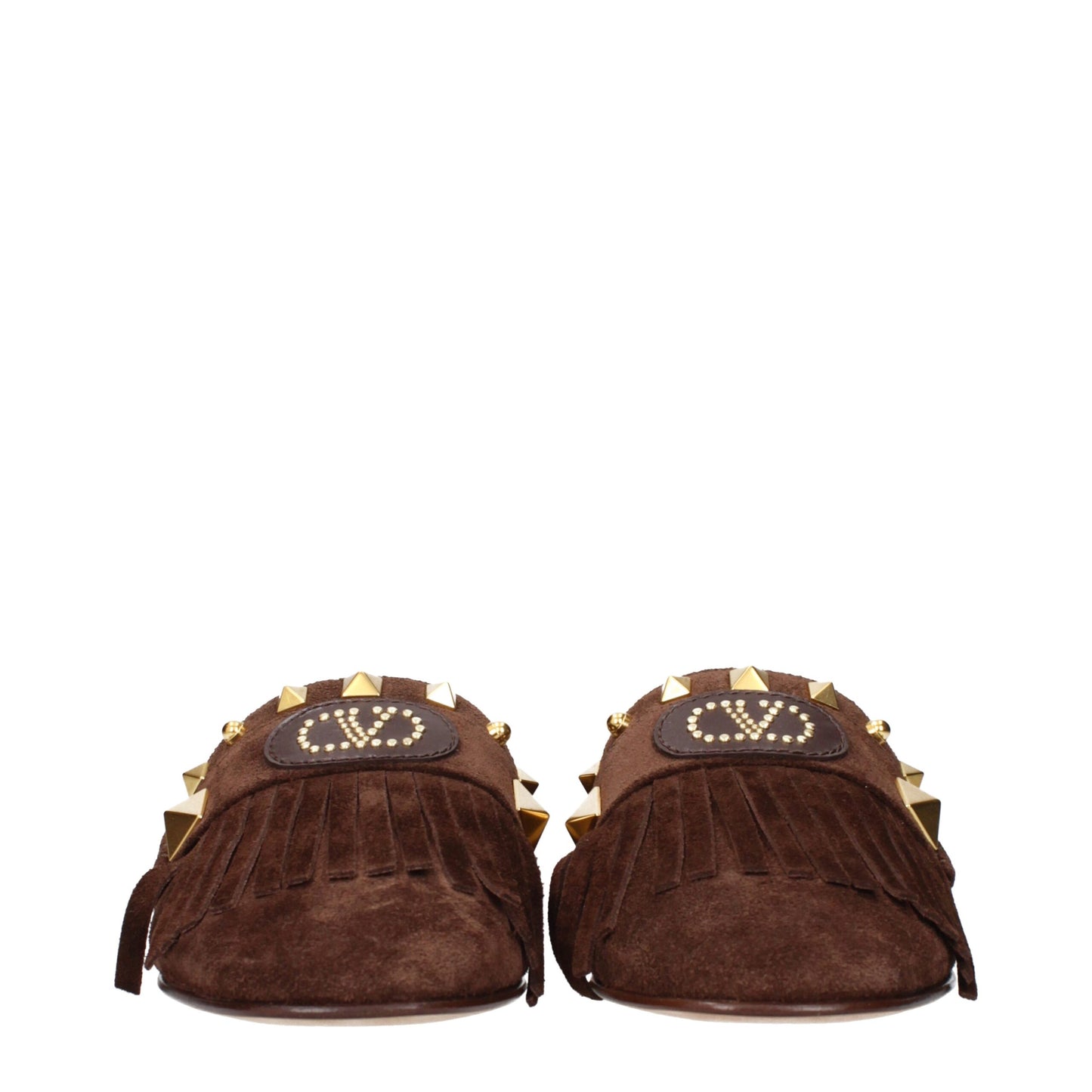 Brown Leather Slippers Sandals