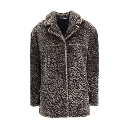 Spotted patterned Fur Jacket
