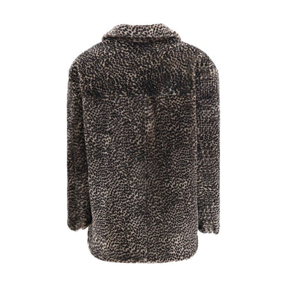 Spotted patterned Fur Jacket