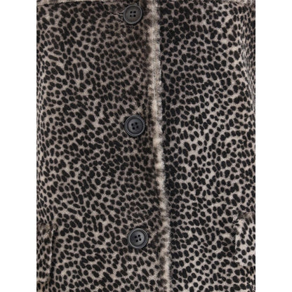 Spotted patterned Fur Jacket