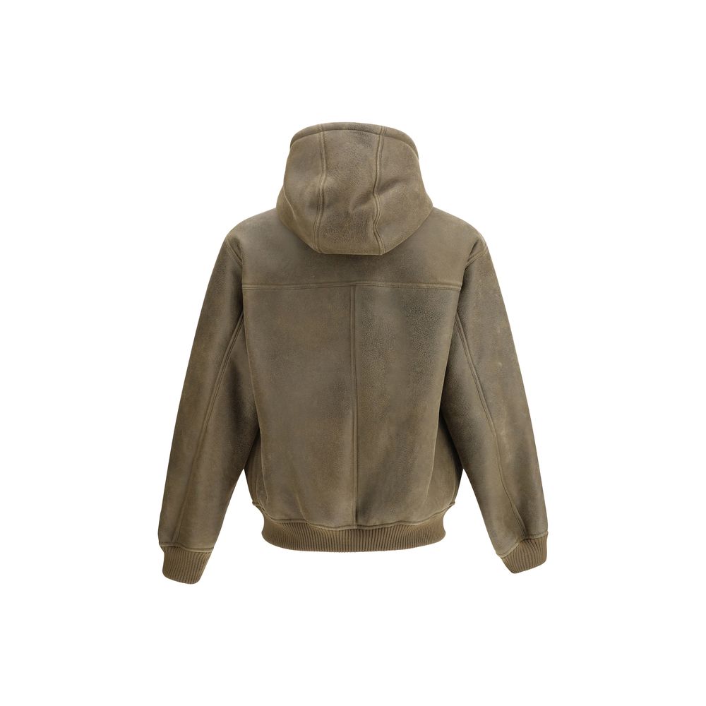 Leather bomber Jacket