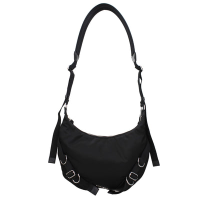Black Nylon Crossbody Bags