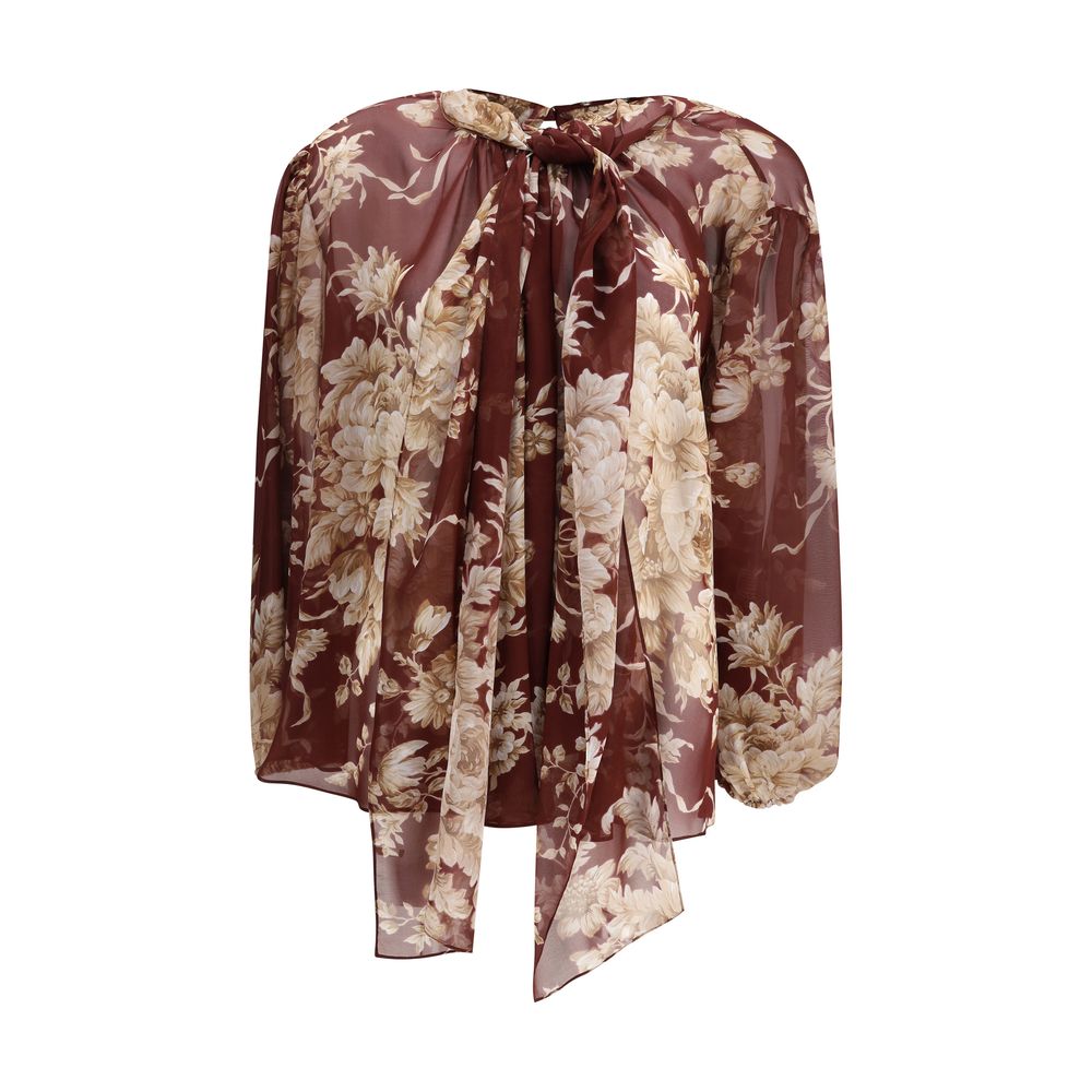 Silk chiffon floral Shirt