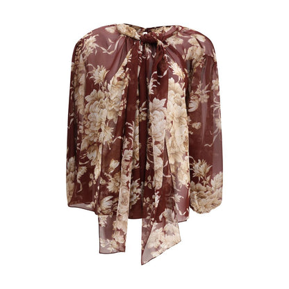 Silk chiffon floral Shirt