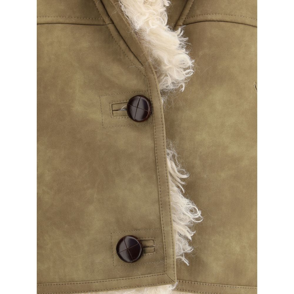 Shearling faux leather Clara Gilet