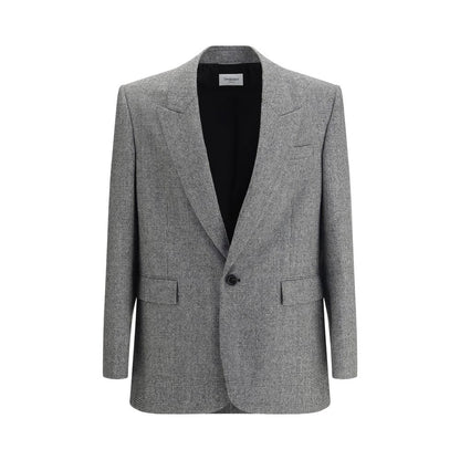 Prince de Galles wool flannel Blazer