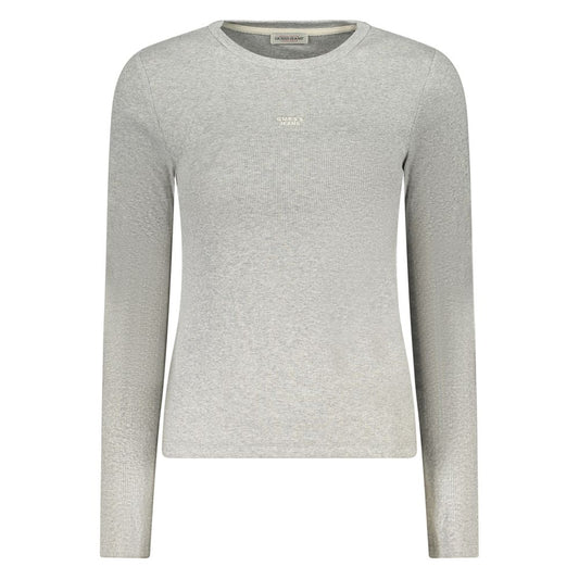 Gray Cotton Women's T-Shirt