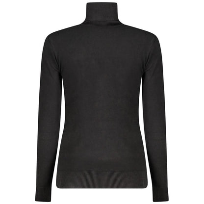 Black Viscose Women Sweater