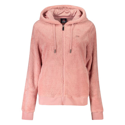 Pink Polyester Women Jacket