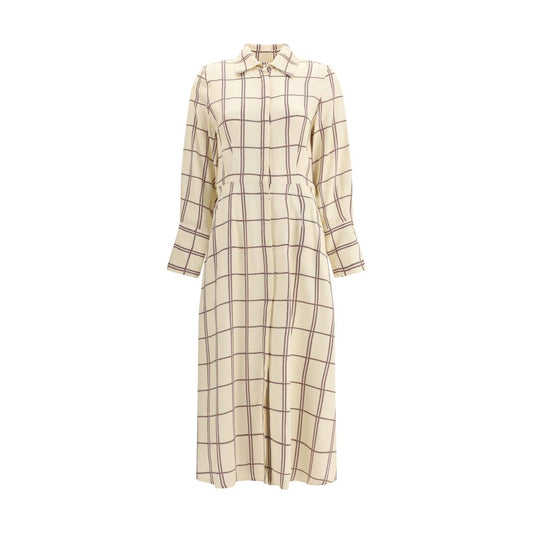 Checked midi Dress