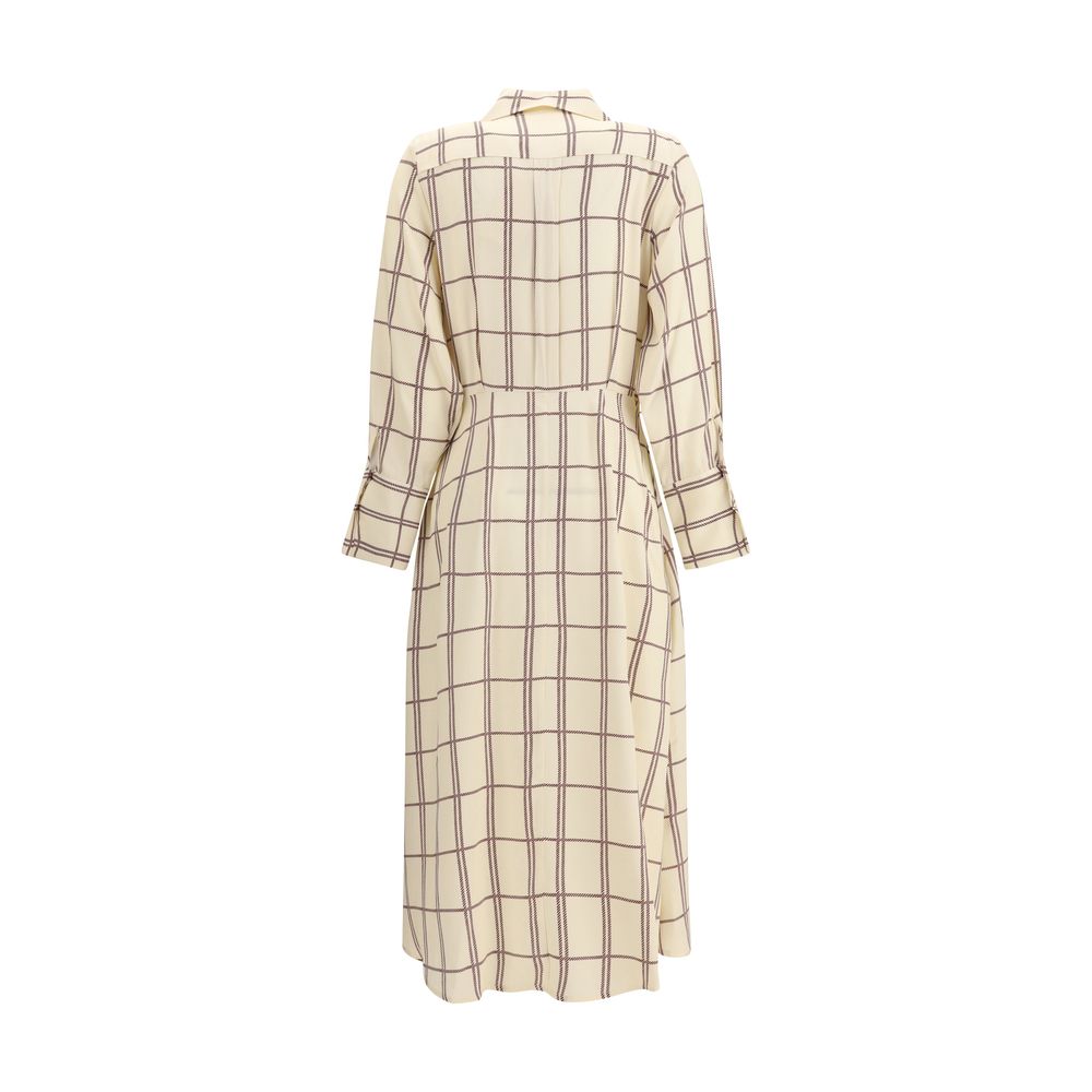 Checked midi Dress
