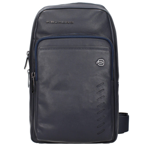 Blue Leather Crossbody Bags