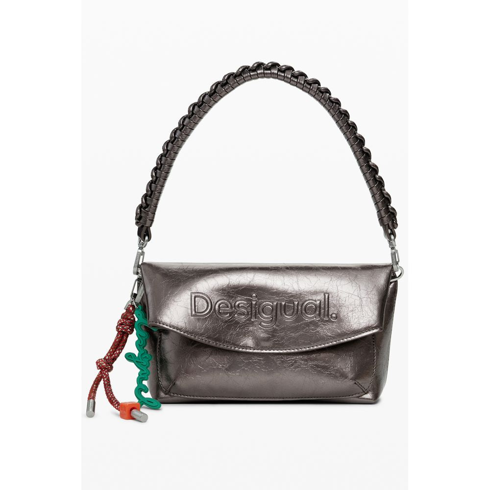 Bronze Polyethylene Women Handbag
