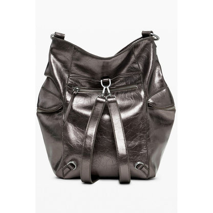 Bronze Polyethylene Women Backpack