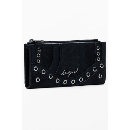 Black Polyethylene Women Wallet