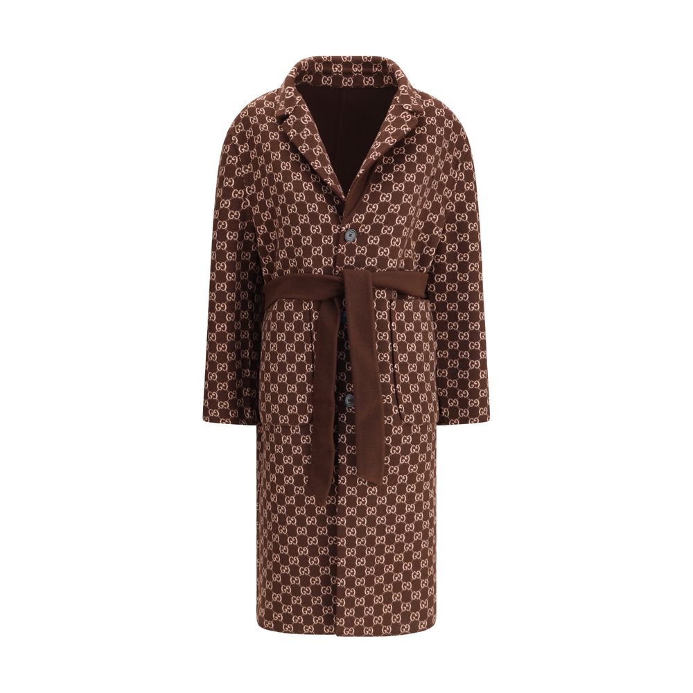 Silk and wool reversible Coat