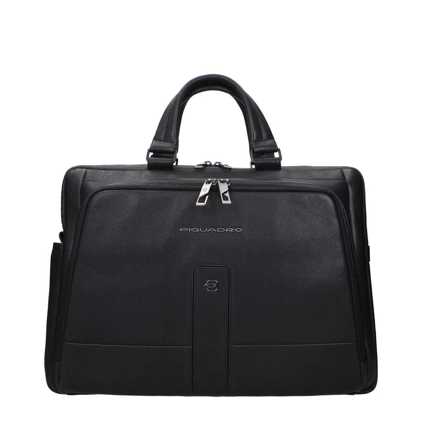 Black Leather Business And Laptop Bags