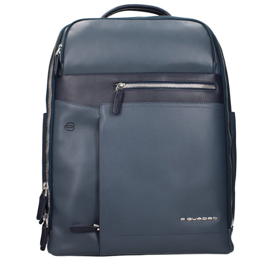 Blue Leather Backpacks