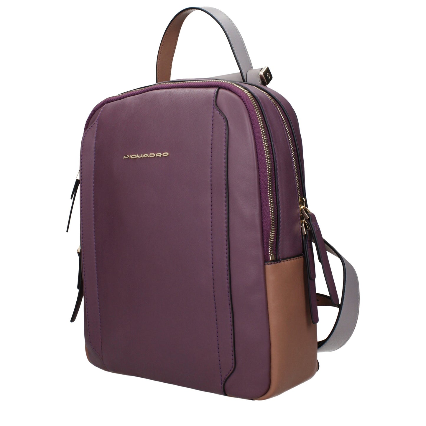 Purple Leather Backpacks