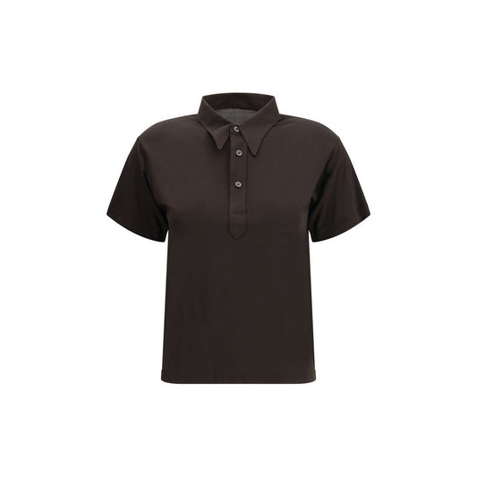 Semi-sheer polo Shirt