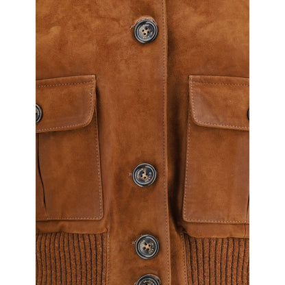 Suede leather Jacket