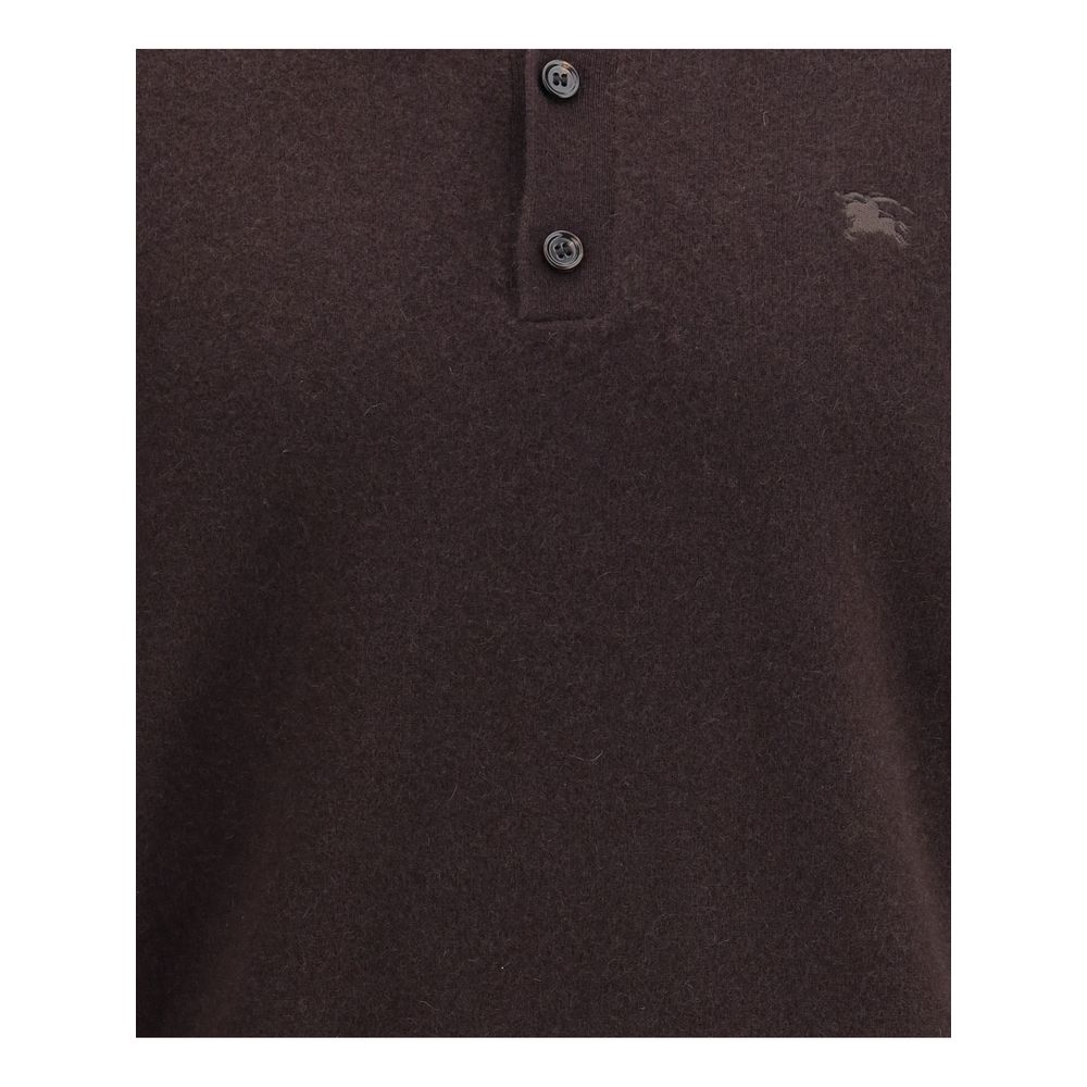 Cashmere long-sleeved polo Sweater