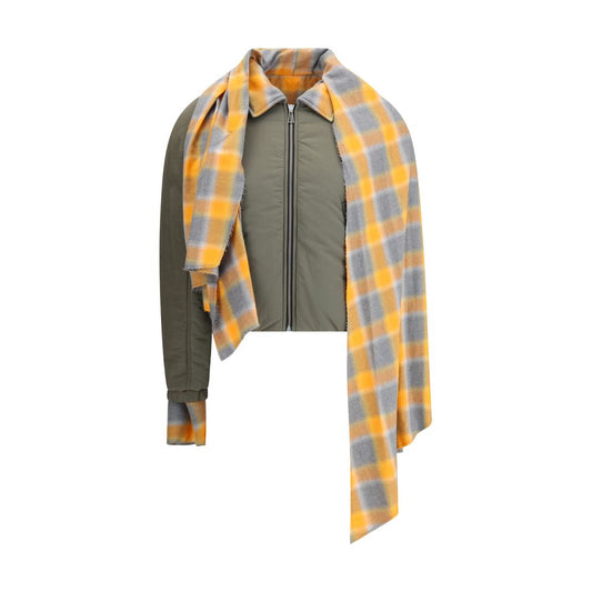 Maxi-scarf Puffer Jacket