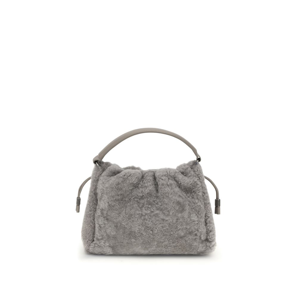 Small shearling Mellow Shoulder Bag