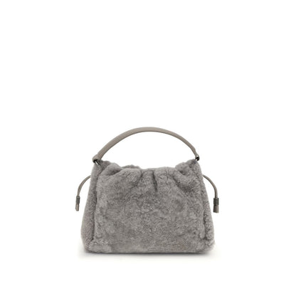 Small shearling Mellow Shoulder Bag