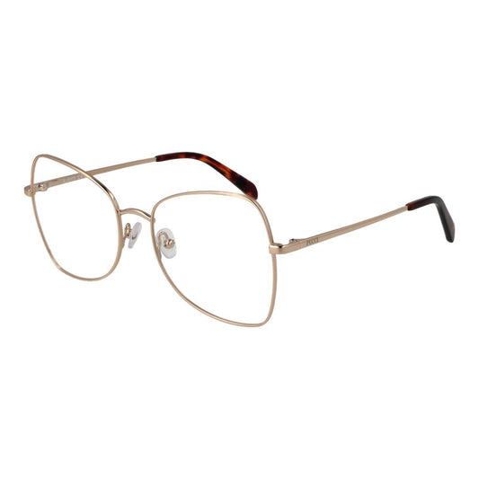 Gold Women Glasses Frame