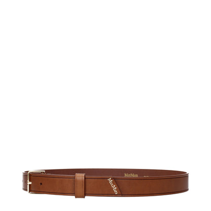Brown Leather Regular Belts