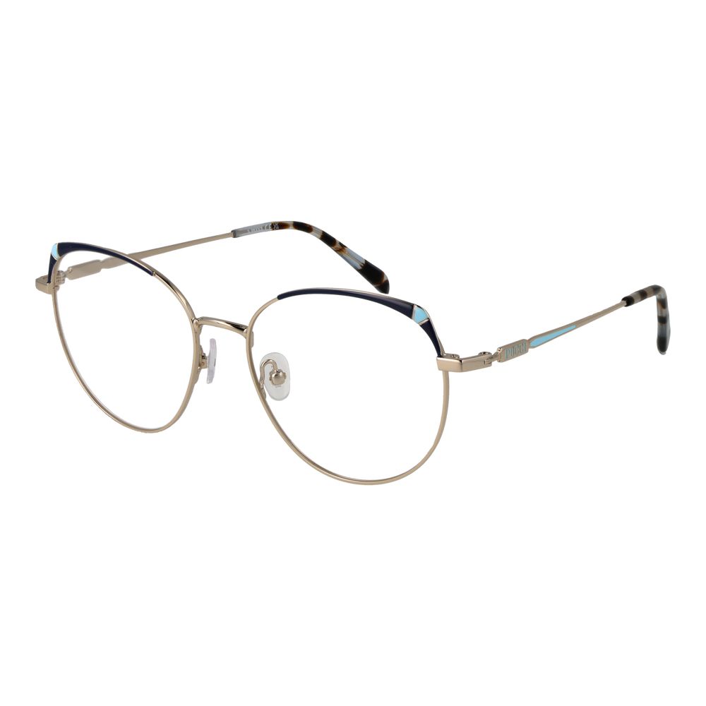 Gold Women Glasses Frame