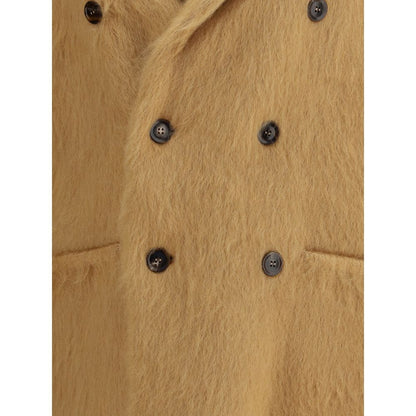 Double-breasted cashmere and mohair Jacket