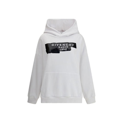 Gauzy fabric Hoodie with givenchy tape