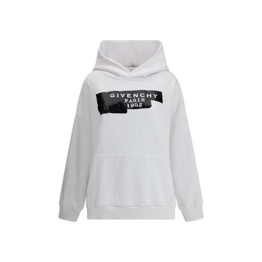 Gauzy fabric Hoodie with givenchy tape