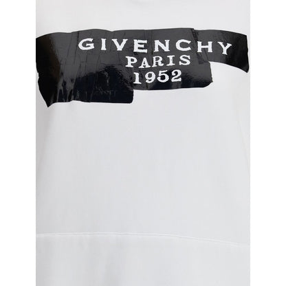 Gauzy fabric Hoodie with givenchy tape