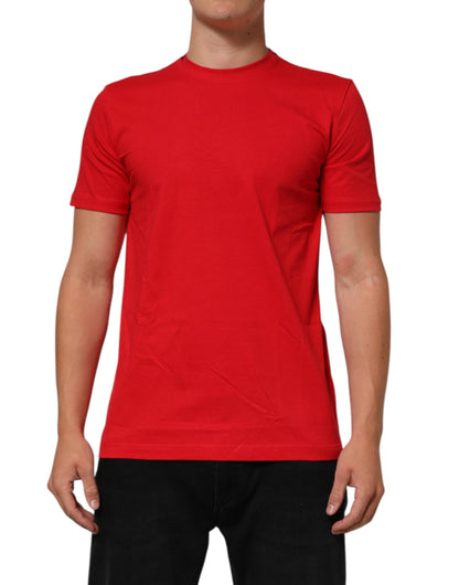 Red Goodluck 2023 Cotton Crew Neck T-shirt