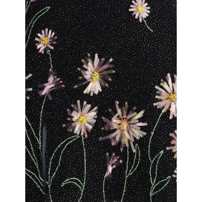 Le Sable sequin-embellished floral mini Dress