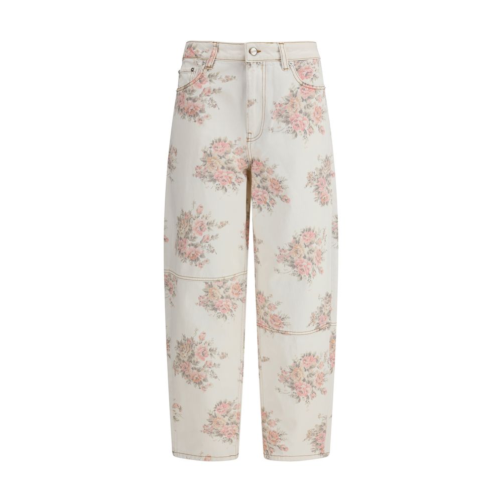 Stary floral-print Jeans