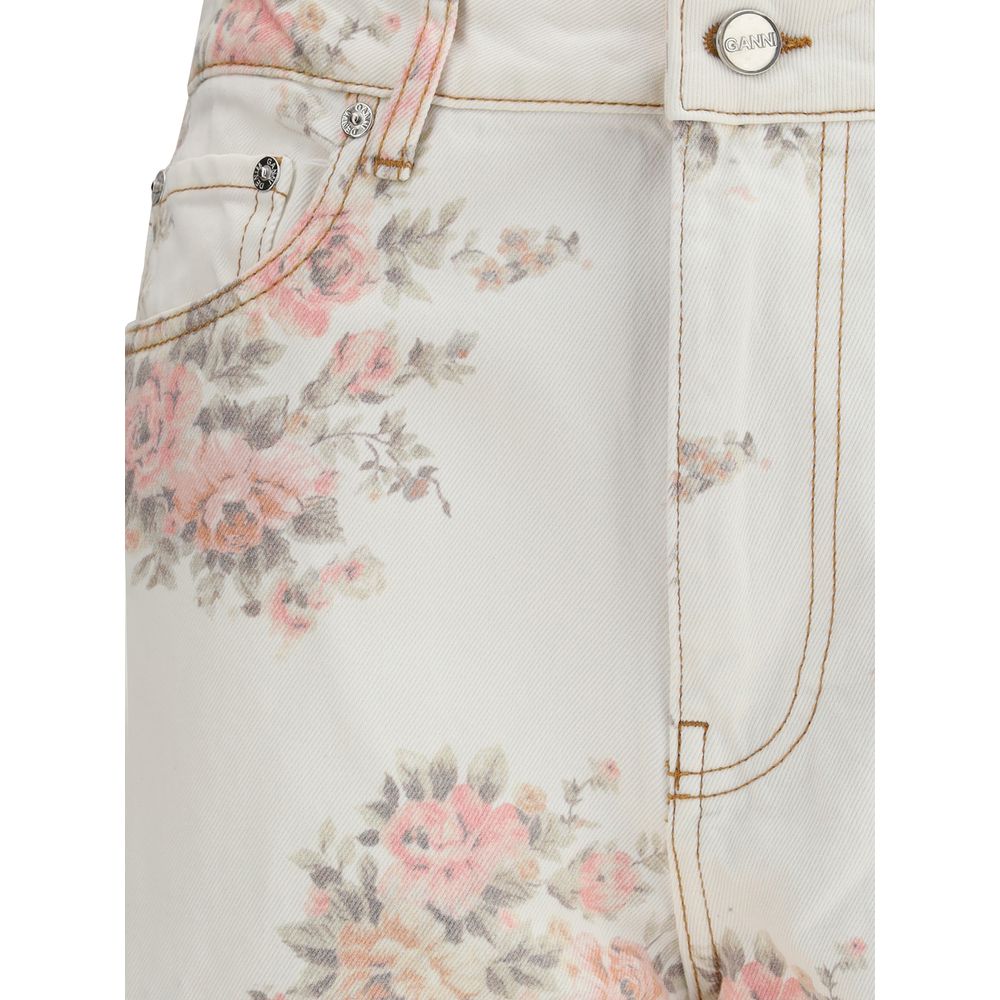 Stary floral-print Jeans