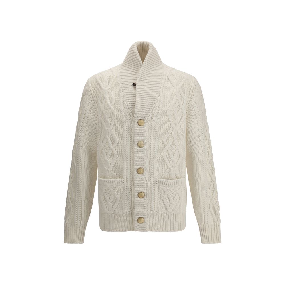 Cable-Knit Cashmere Cardigan