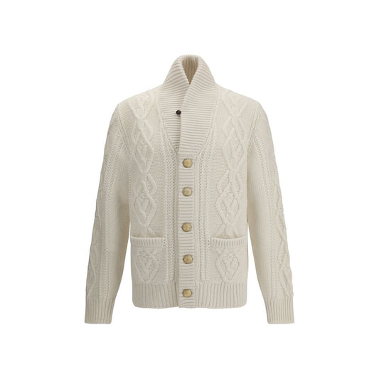 Cable-Knit Cashmere Cardigan